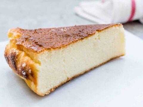 Gâteau flan à la ricotta