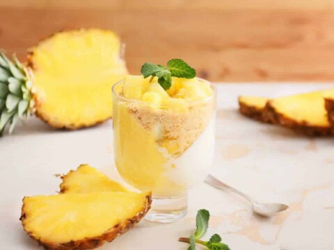 Panna cotta Ananas maison