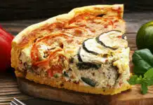 Quiche au poulet et légumes