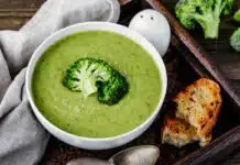 Soupe crémeuse aux brocolis