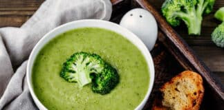 Soupe crémeuse aux brocolis