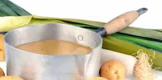 Soupe poireaux et pomme de terre