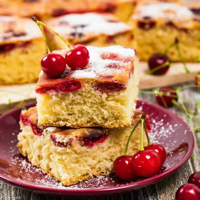 Cake très facile aux cerises