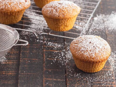 Muffin très moelleux à la vanille