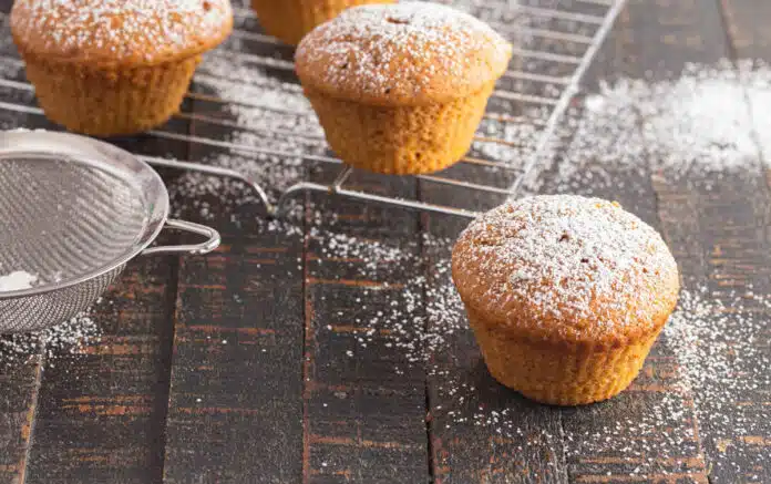 Muffin très moelleux à la vanille