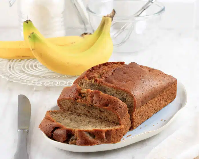 Avec seulement 2 bananes faites ce gâteau