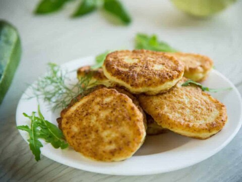 Galettes de courgettes au four