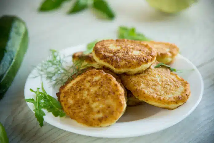 Beignets de courgettes au four