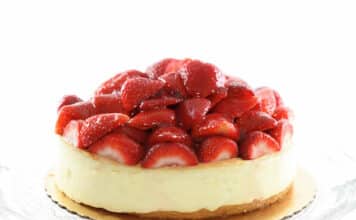 Cheesecake à la fraise dessert facile
