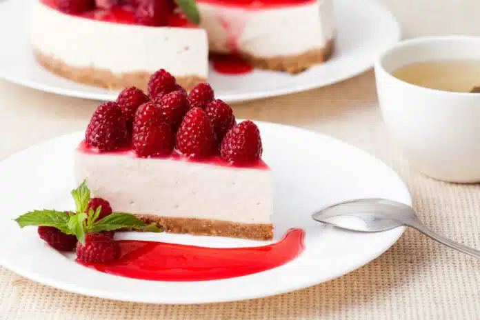 Cheesecake framboise sans cuisson