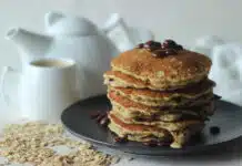 Crêpes aux flocons d'avoine et banane