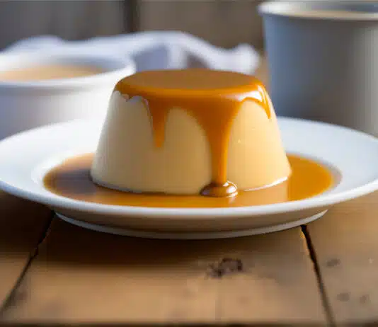 Flan au lait concentré et caramel