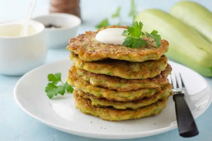 Galettes de courgettes au fromage