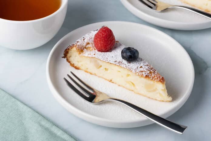 Gâteau aux pommes et mascarpone