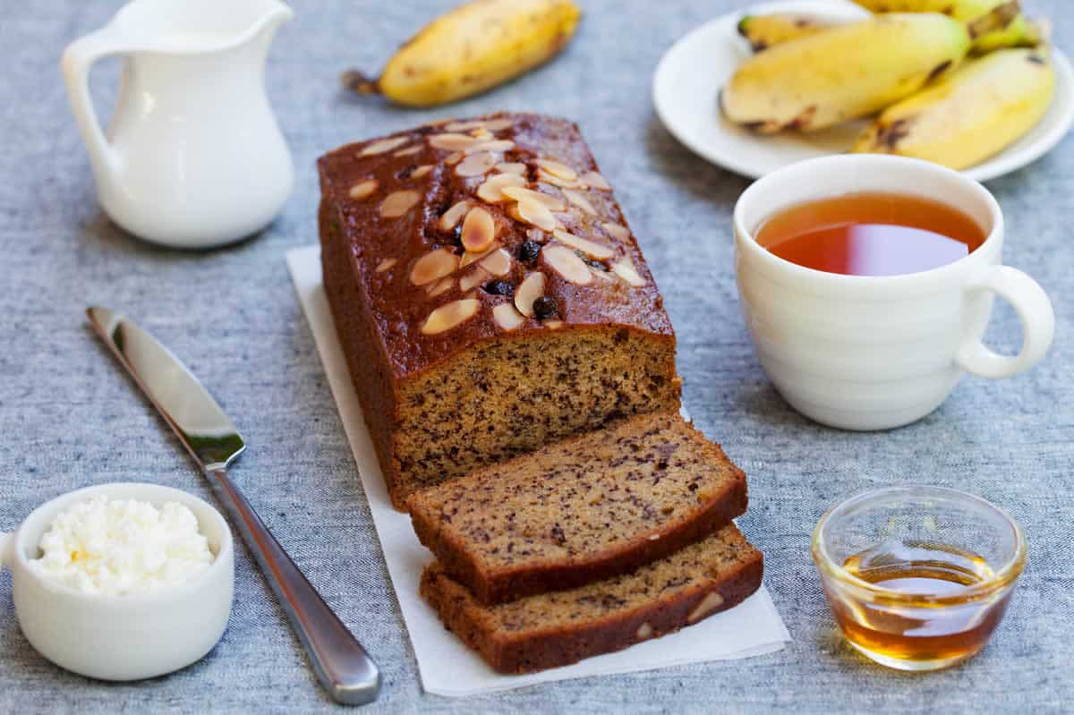 Gâteau moelleux banane et pomme