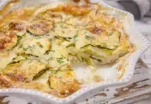 Gratin de courgettes à la béchamel