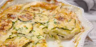 Gratin de courgettes à la béchamel