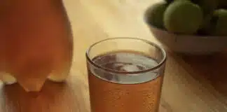 Jus de pomme pétillant