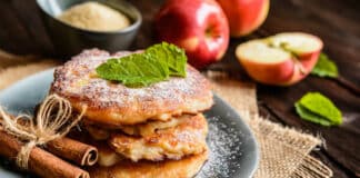 Pancakes moelleux avec 1 pomme