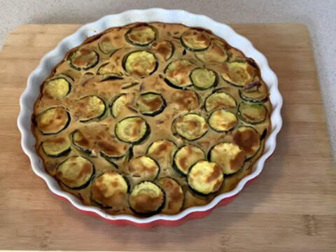 Scarpaccia de courgettes