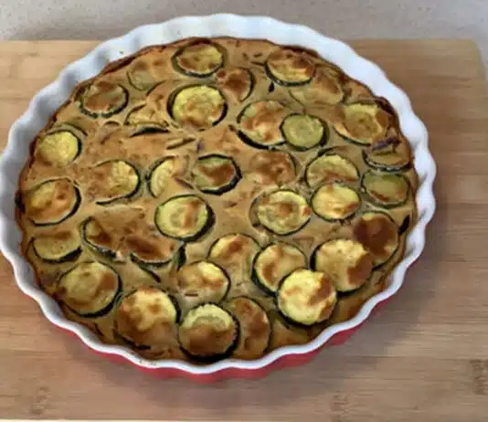 Scarpaccia de courgettes
