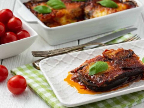 Aubergines à la Parmigiana