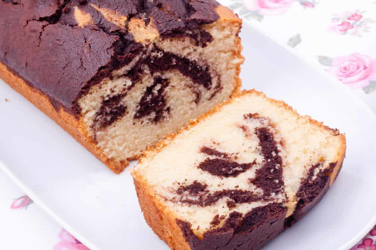 Cake marbré ultra moelleux