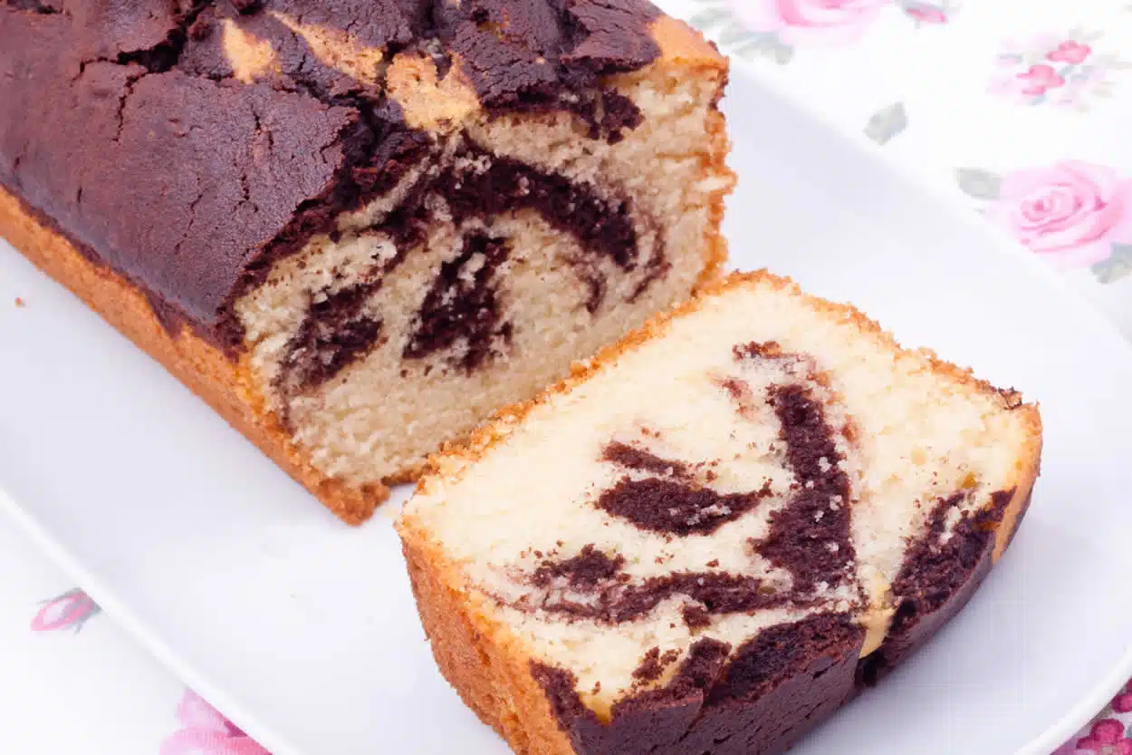 Cake marbré ultra moelleux