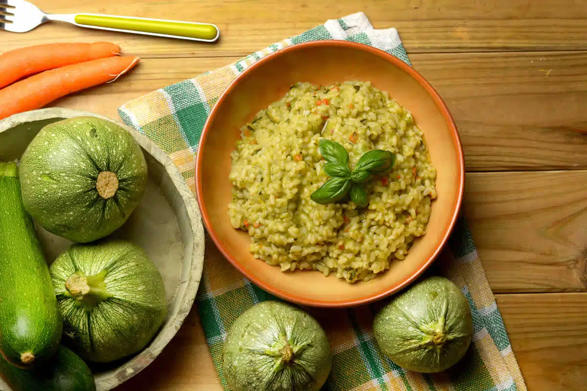 Comment faire risotto courgette