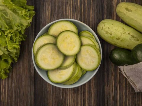 Courgettes à la vapeur pour 4 personnes