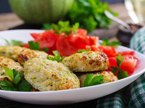 Galettes de courgettes au four