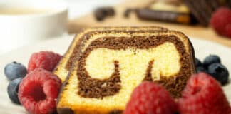 Gâteau Marbré au Chocolat et Vanille