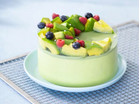 Gâteau avocat sans cuisson