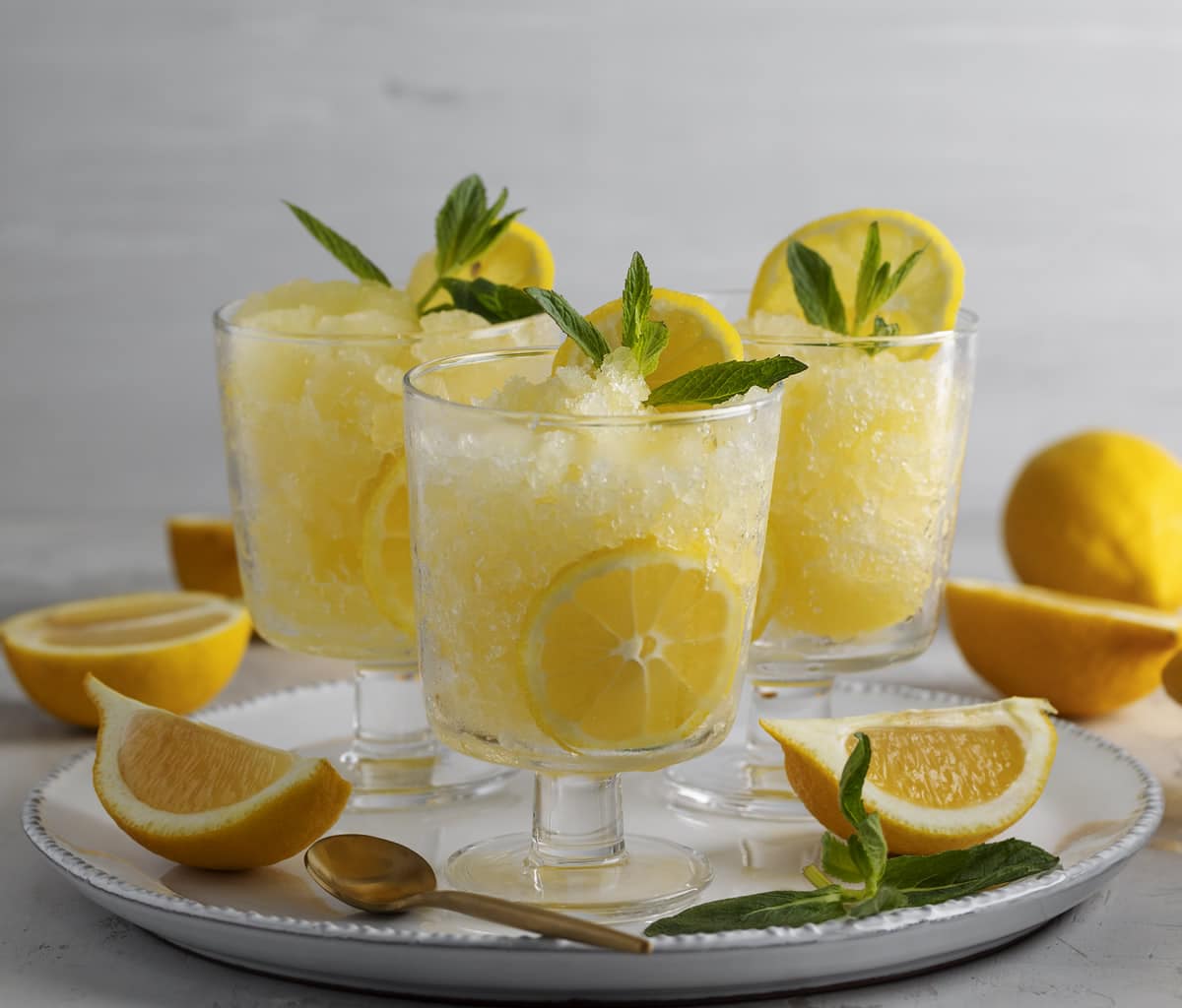 Granité de citron