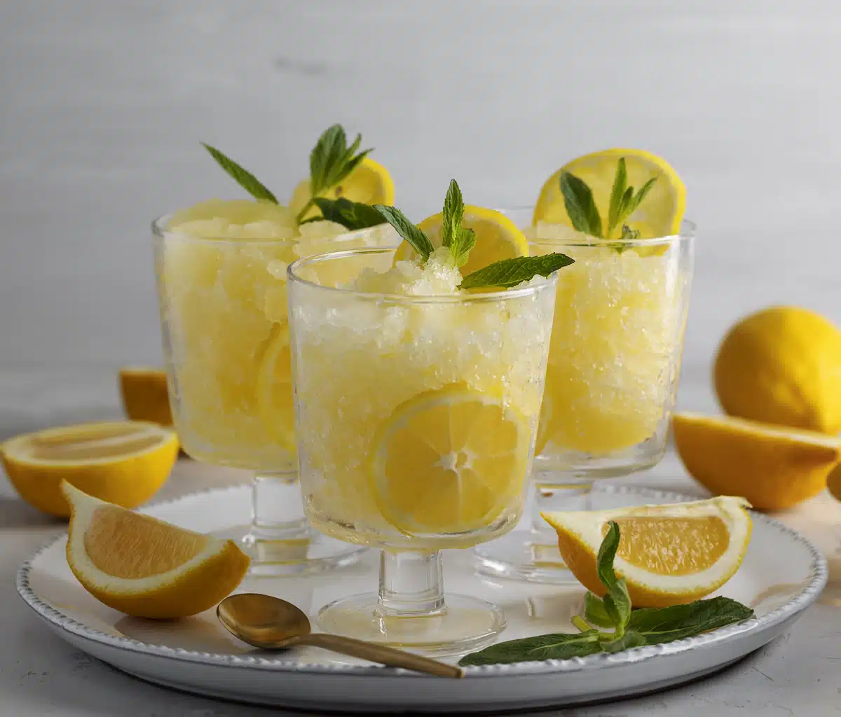 Granité de citron