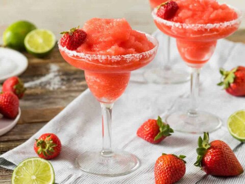 Margarita aux Fraises Sans Alcool