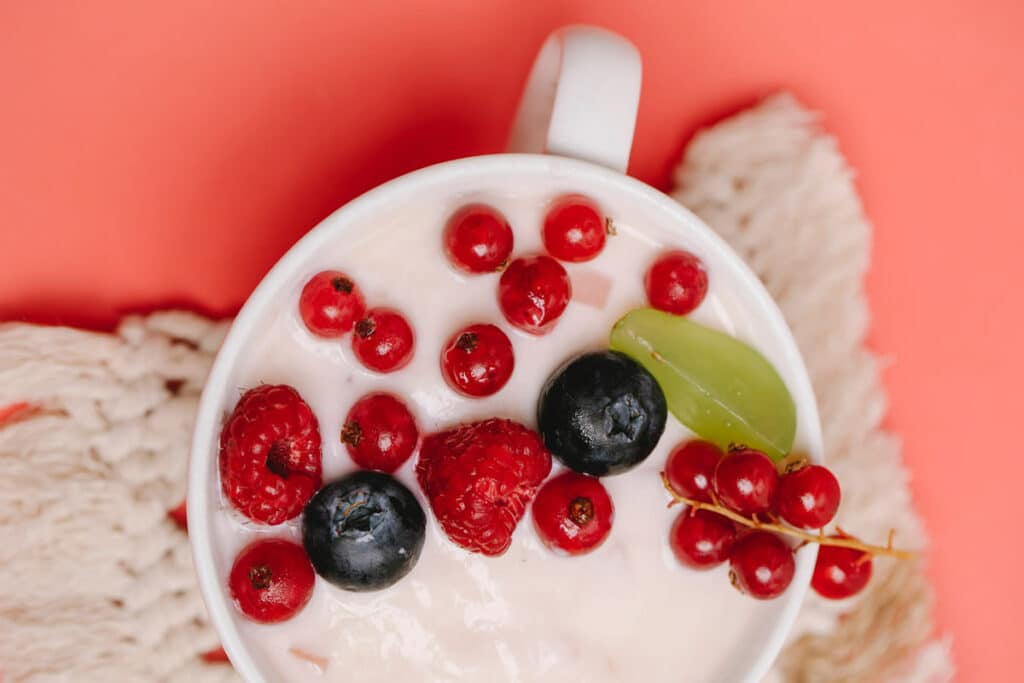 Mousse au chocolat blanc dessert