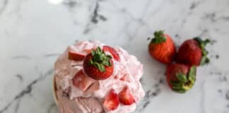 Mousse de fraises au mascarpone