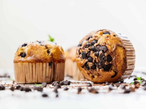 Muffins aux pépites de chocolat faciles