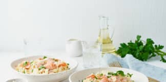 Recette pâtes au saumon frais