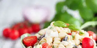 Salade de pâtes à la vinaigrette italienne