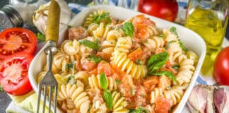 Salade de pâtes rapide et pas chère