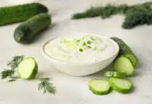 Sauce yaourt concombre