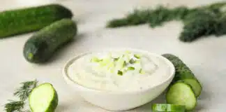 Sauce yaourt concombre