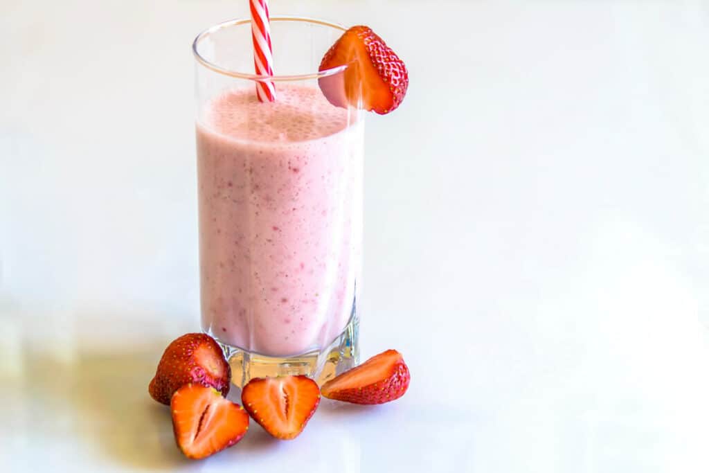 Smoothie aux fraises facile