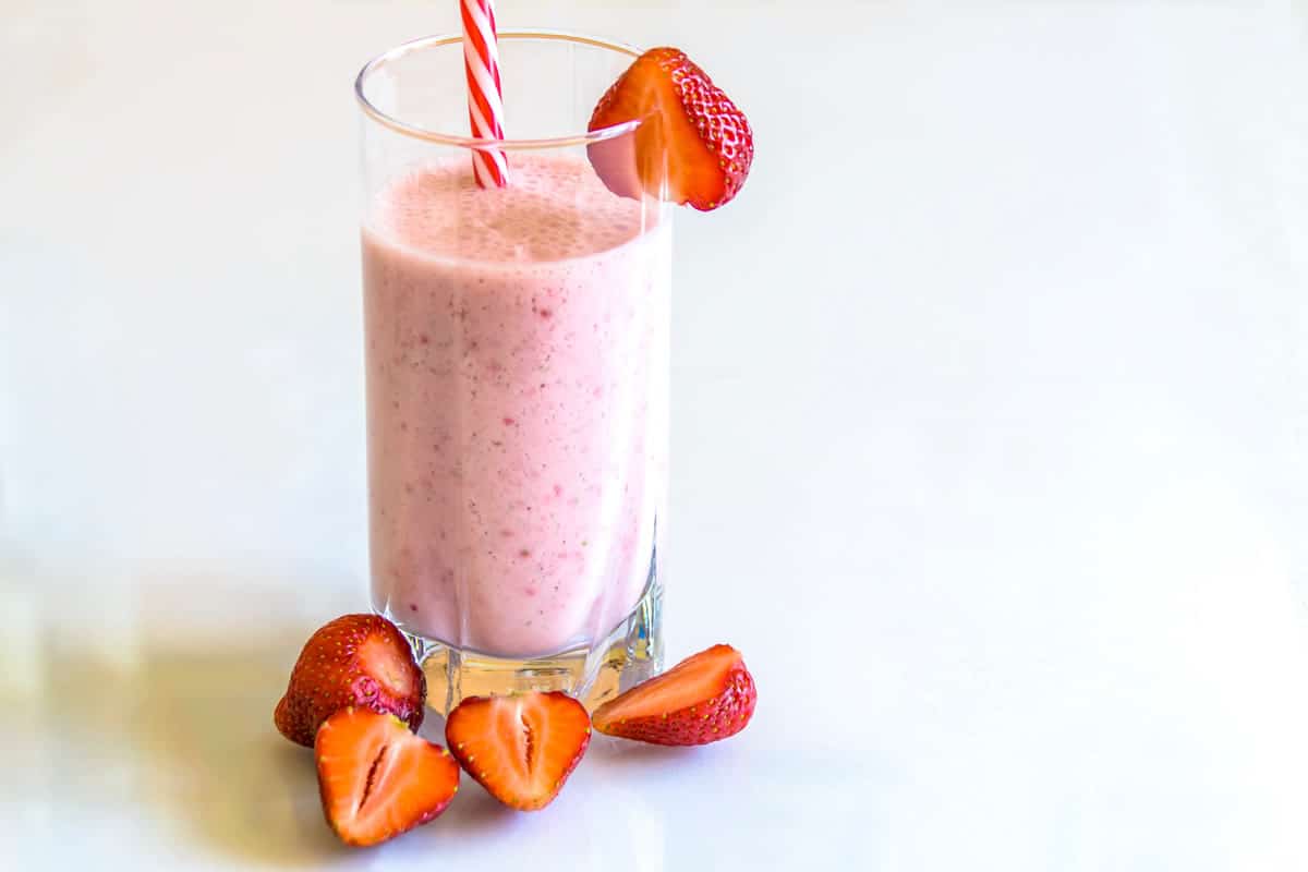 Smoothie aux fraises facile