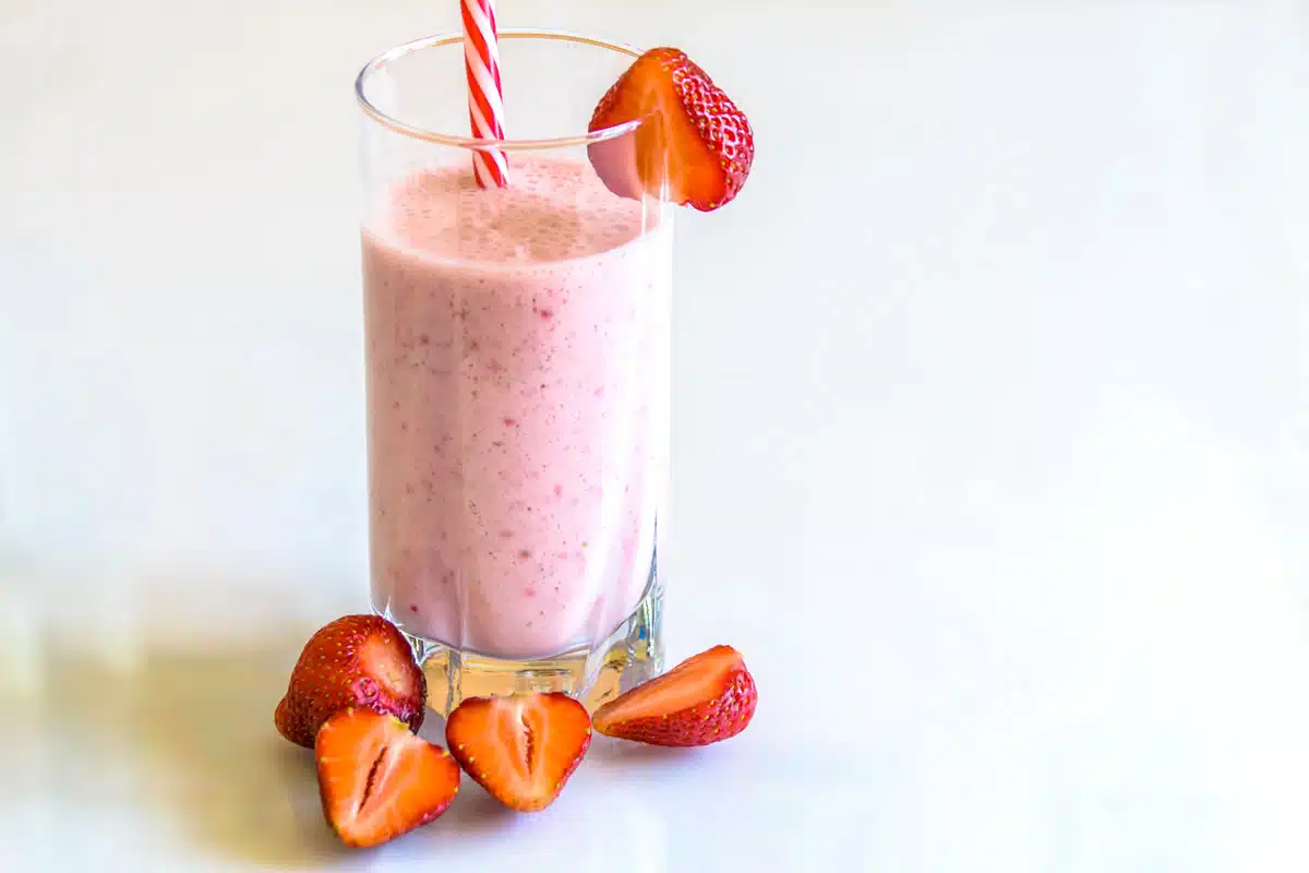 Smoothie aux fraises facile