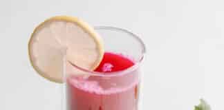 Smoothie radis fraises et concombre