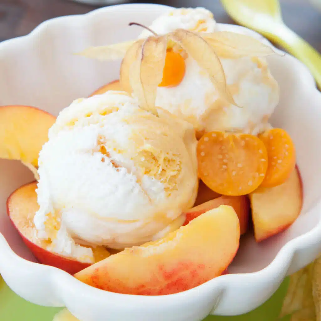 Sorbet nectarine