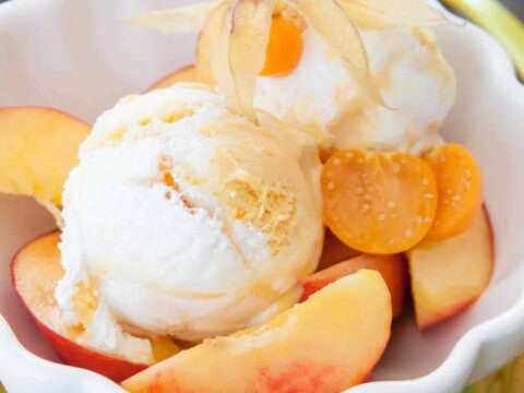 Sorbet nectarine